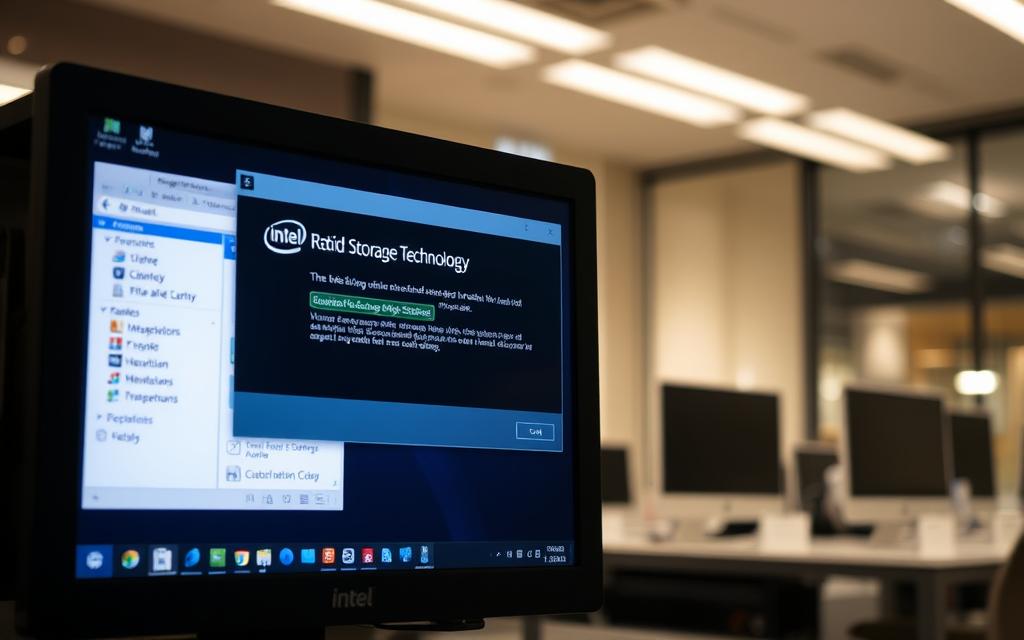 Intel Rapid Storage Technology driver installation