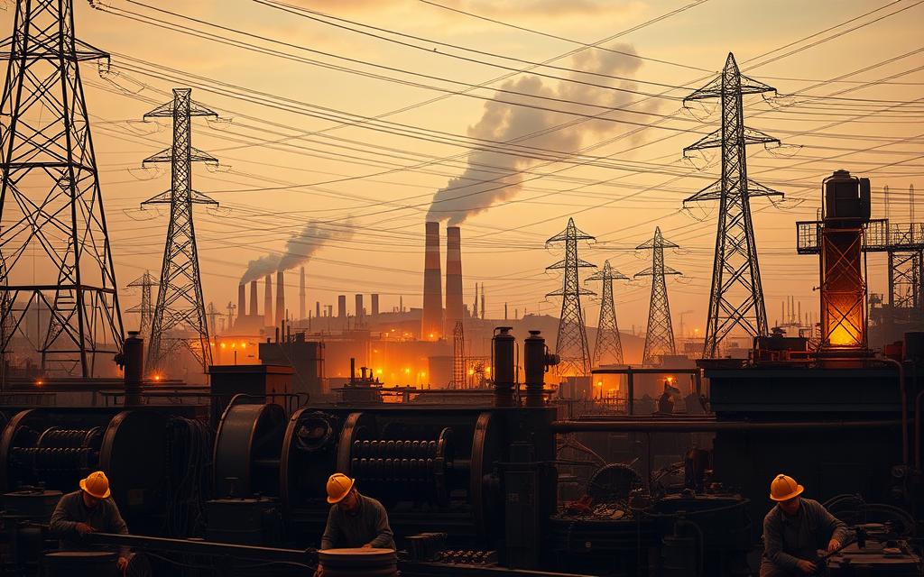 Second Industrial Revolution electricity harnessing